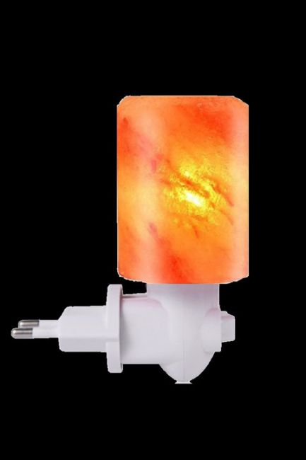 Lampe de Sel Veilleuse Cylindrique