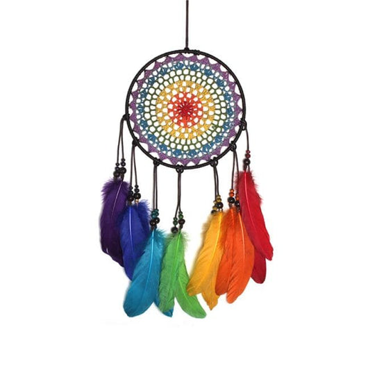Attrape-rêves Mandala 7 Chakras • Ø20cm / 60cm