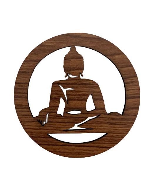 Panneau Bouddha 9cm – Accessoire pour Lampe de Sel USB